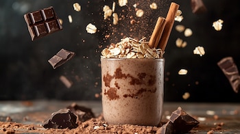 El licuado de avena con