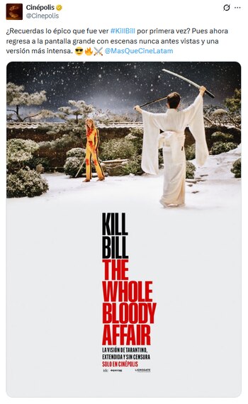 La cadena Cinépolis anunció esta