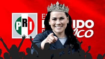 El PRI le apostó su vida a Alejandra del Moral y al Grupo Atlacomulco (Foto: Infobae México)