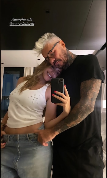 Milett Figueroa y Marcelo Tinelli