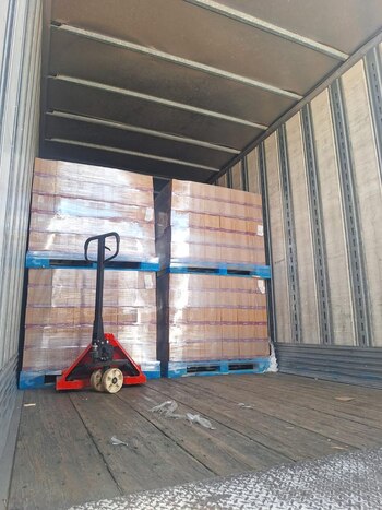 El cargamento es valorado en