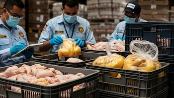 Autoridades decomisan 1.600 kilos de pollo sin respaldo sanitario en Costa Rica, a un mes de una muerte por salmonella