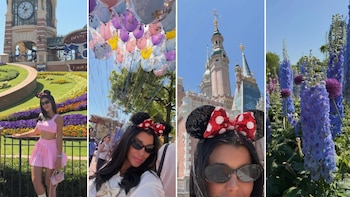 La fascinación de Charlotte Caniggia en el parque de Disney en Shangai: “Un recuerdo que voy a guardar para siempre”