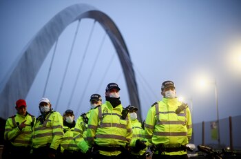 Los cuerpos de seguridad locales señalaron que sus funcionarios han tenido varios cientos de enfrentamientos en protestas