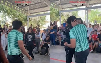 El video grabado en instalaciones de la UACJ acumula miles de reproducciones y comentarios, principalmente por lo ocurrido durante los últimos segundos.