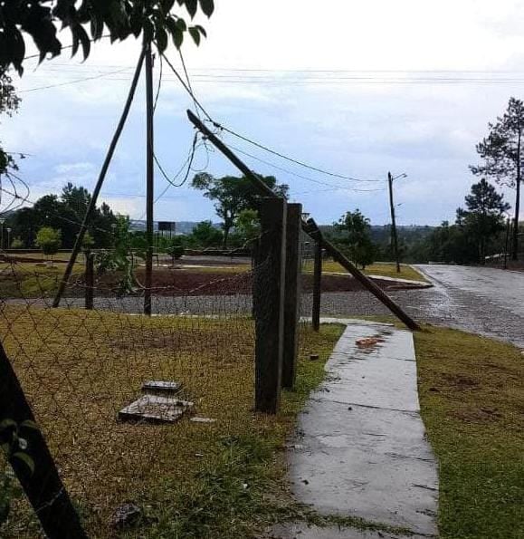 Las imágenes del temporal en Misiones