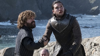 Kit Harington y Peter Dinklage - Juego de Tronos