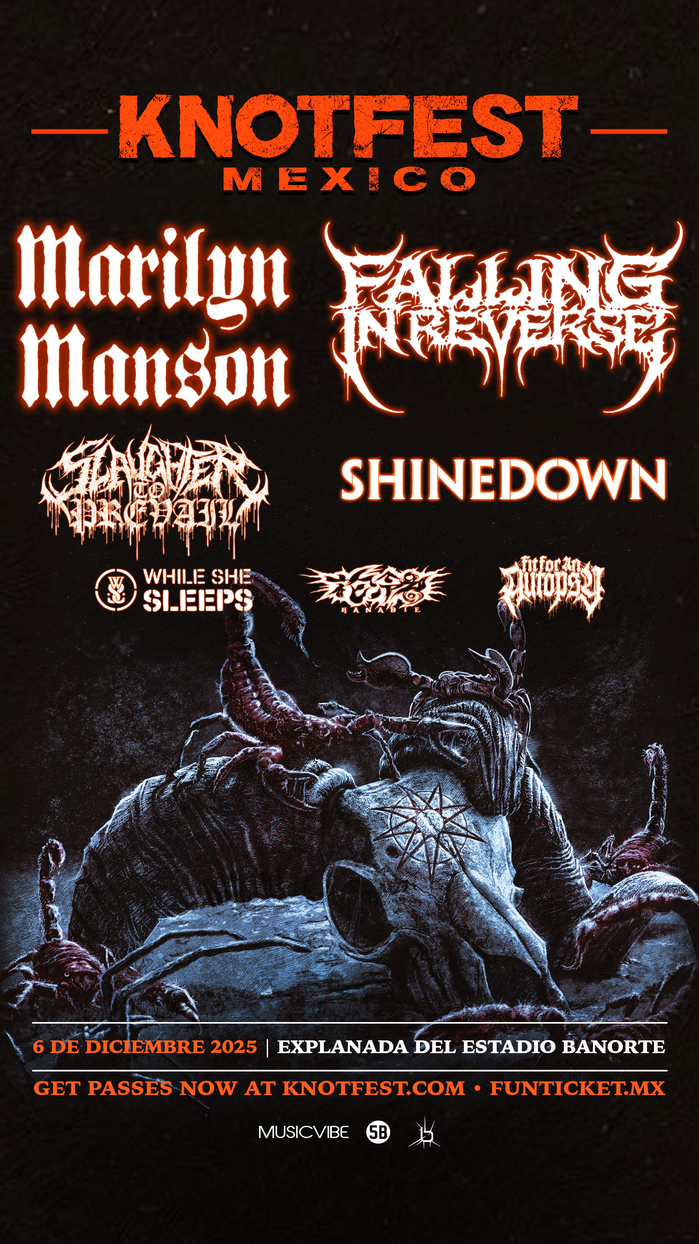 Cartel oficial. (Music Vibe)