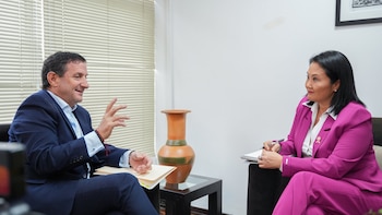 Keiko Fujimori se reúne con Renzo Reggiardo y respalda la creación de la Policía Municipal Metropolitana en Lima