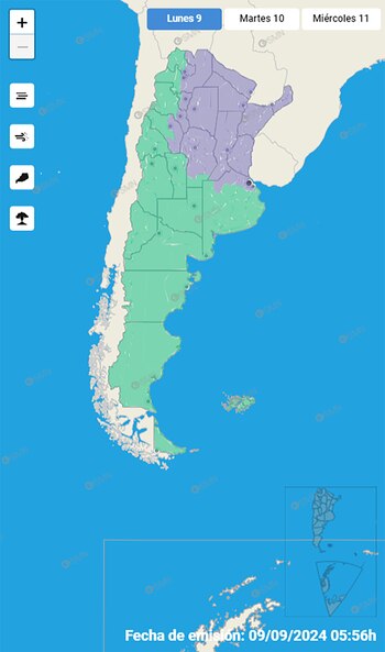 Alerta por presencia de humo y cenizas para el AMBA y otras 10 provincias