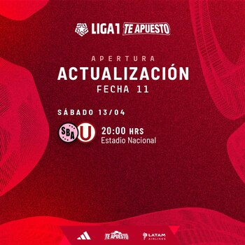 La reprogramación del partido entre Universitario vs Sport Boys por la fecha 11 del Torneo Apertura 2024.