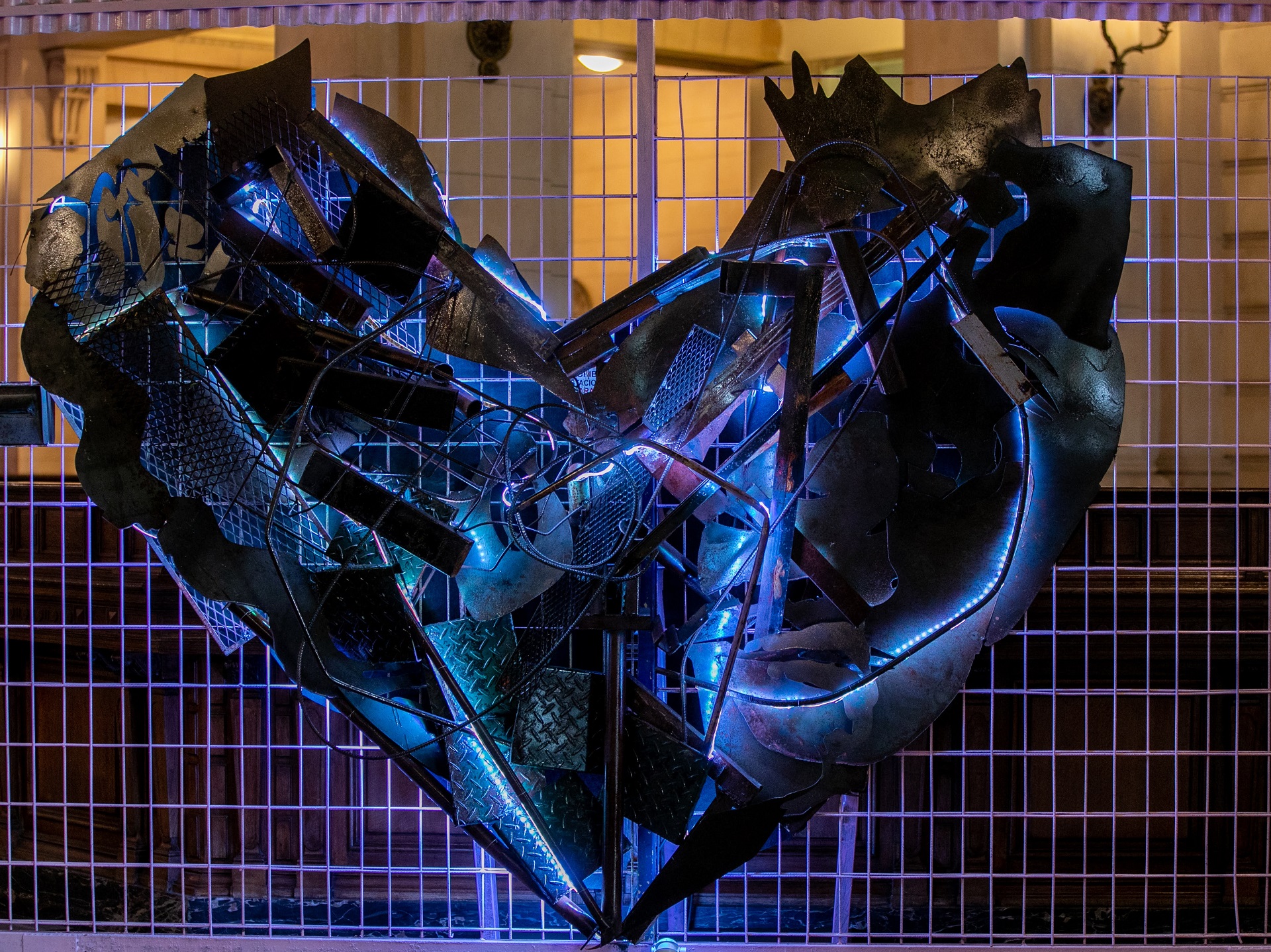 “Corazón iluminado”, una obra del