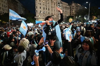 Festejos Argentina Inglaterra en el Mundial 2026