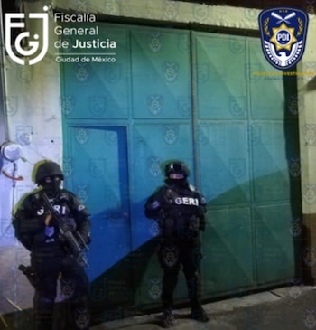 Junto con la droga decomisada,