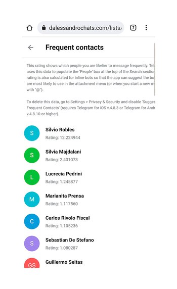 Captura de pantalla de los