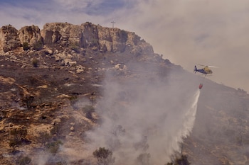 Los mega incendios en España