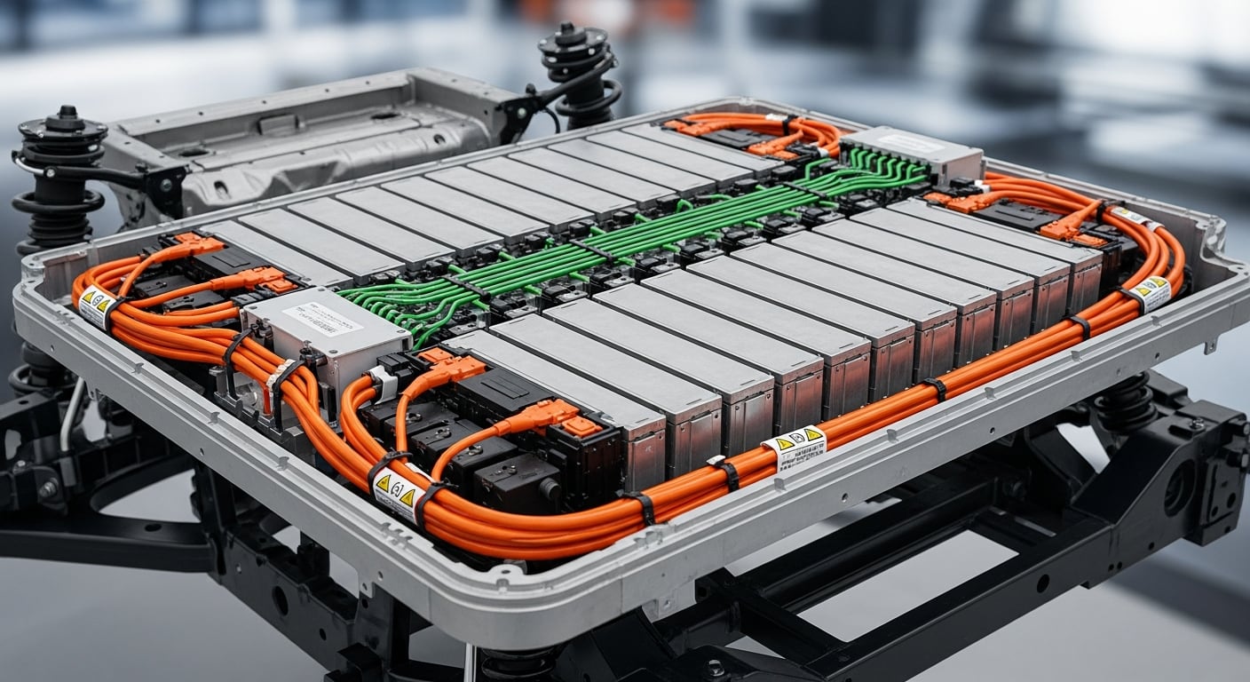 Los módulos que ya no ofrecen el rendimiento necesario para mover un vehículo todavía pueden almacenar electricidad en instalaciones solares, parques eólicos y sistemas de respaldo para redes locales - (Imagen Ilustrativa Infobae)