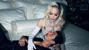 Madonna y Alberto Guerra aparecieron