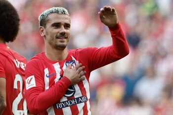 Antoine Griezmann con el Atlético