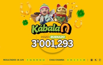 Resultados oficiales de la Kábala: descubre si eres uno de los ganadores del 18 de junio. Captura: América TV.