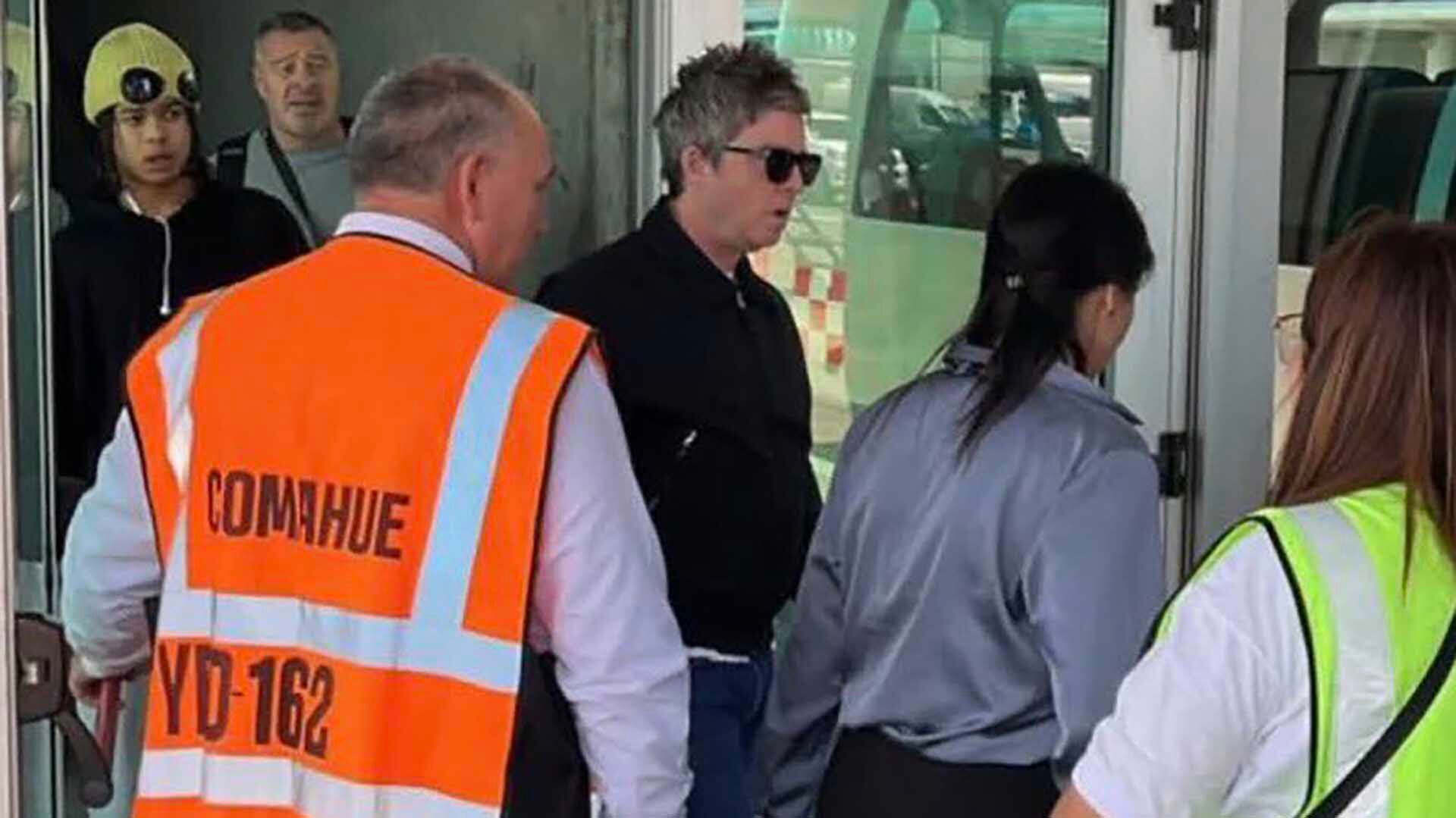 Este jueves, Noel llegó a la argentina; Oasis toca el fin de semana en River (Foto: X)