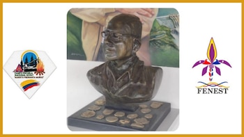 Denuncian robo de la estatua