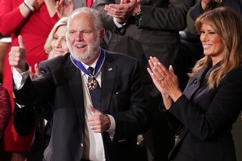 Rush Limbaugh recibió la Medalla