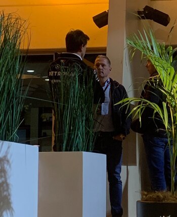 Jos Verstappen y Toto Wolff