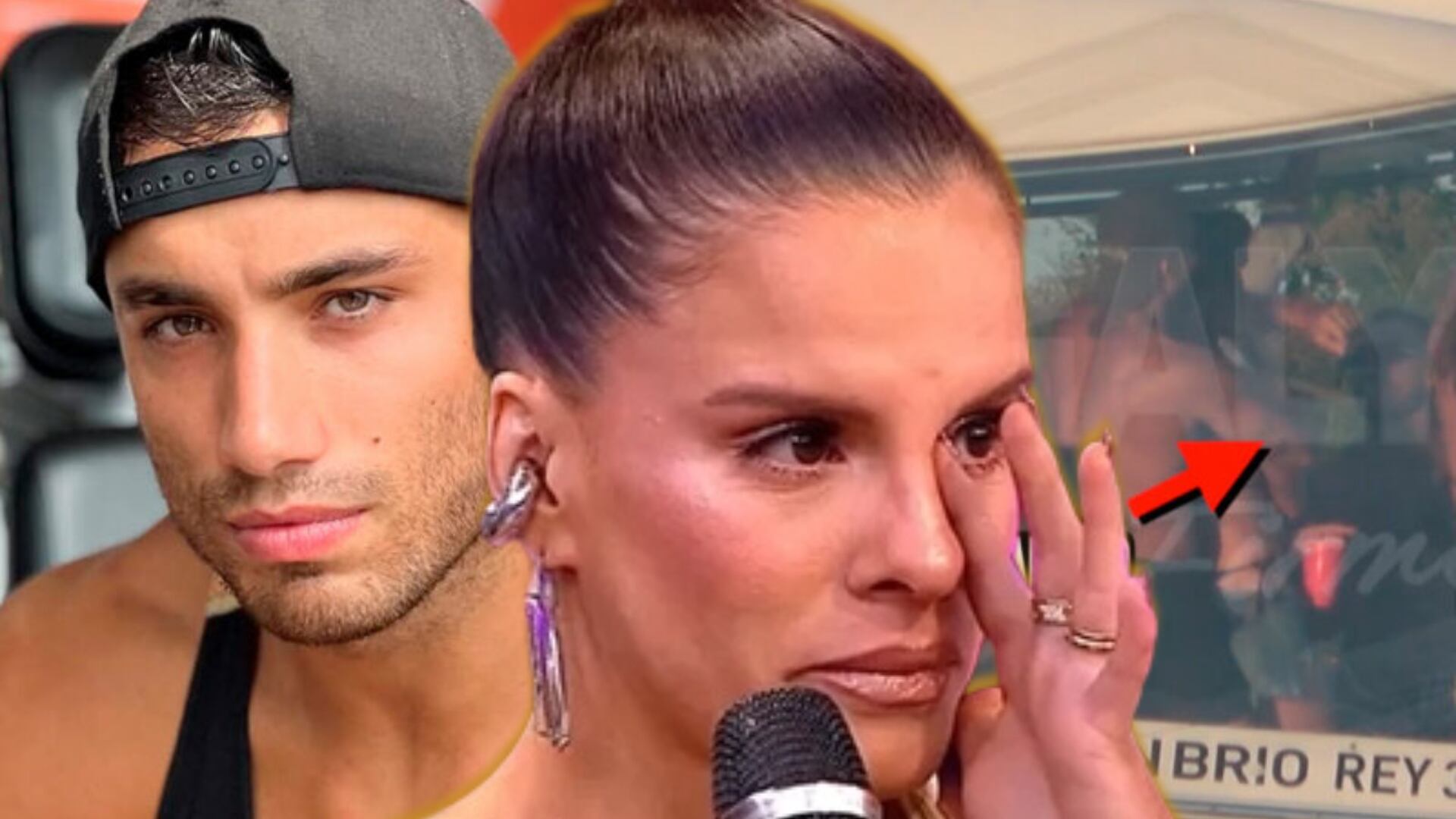 Said Palao en el centro de la tormenta tras supuesta infidelidad a Alejandra Baigorria. Composición Infobae Perú/ Magaly TV La Firme