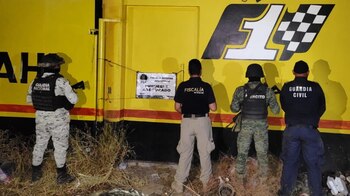 Vista exterior de uno de los laboratorios de explosivos asegurados en Michoacán. (Fiscalía de Michoacán)