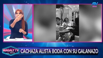 Magaly Medina cuestiona que Cachaza haga canje para sus aros de matrimonio: “¿Él no puede comprarlos?”