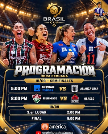 Así se jugará Brasil Cup 2026 con Alianza Lima. (Aficionados)