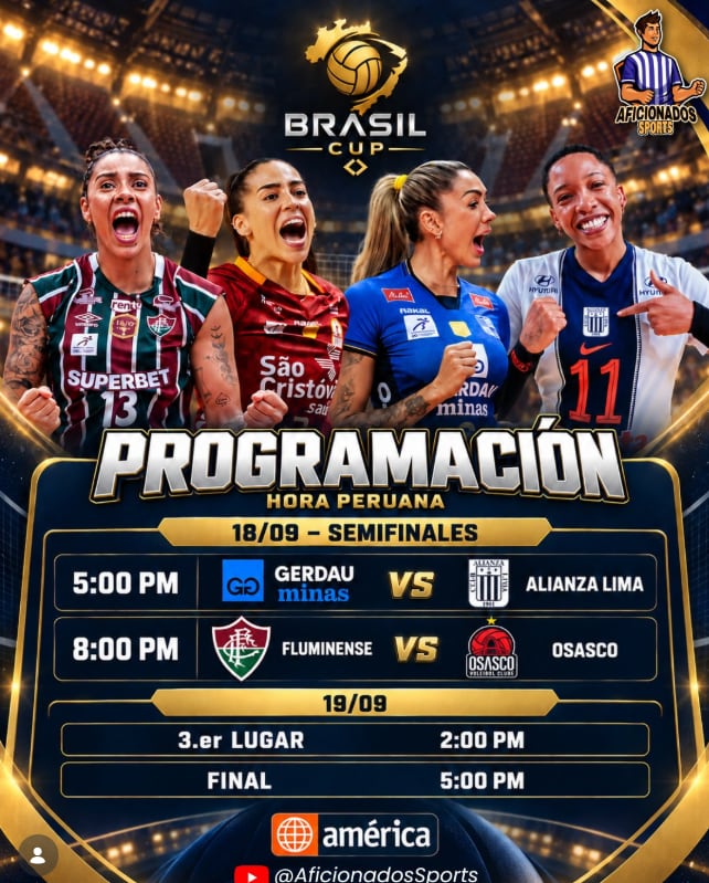 Así se jugará Brasil Cup 2026 con Alianza Lima. (Aficionados)