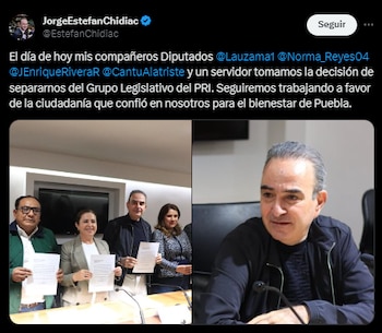El político dejó al PRI