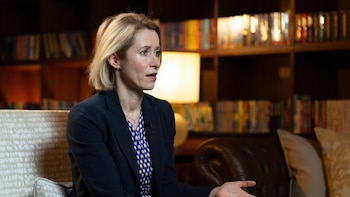 VÍDEO: Kallas defiende la solución de dos Estados como "la única" para que palestinos e israelíes vivan "en paz"