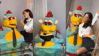 María Pía Copello hace baile