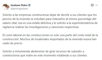 Gustavo Petro, presidente de Colombia,