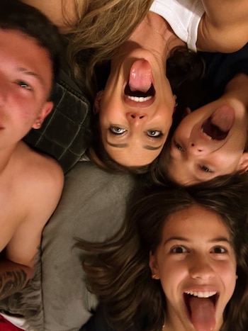 La modelo comparte una emotiva