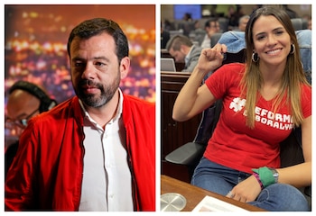 María Fernanda Carrascal le responde a Carlos Fernando Galán por el tema de la mesa directiva en el Concejo de Bogotá - crédito Mauricio Dueñas Castañeda/EFE y @MafeCarrascal