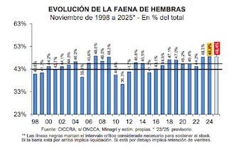 La participación de las hembras