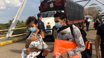 Migrantes venezolanos (Cortesía Prensa