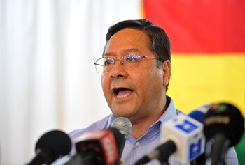 Luis Arce (EFE/Enrique García Medina/Archivo)