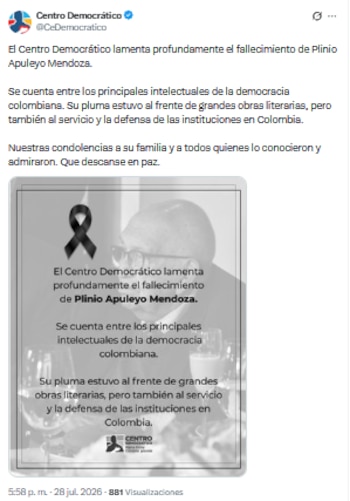 - crédito @CeDemocratico/X