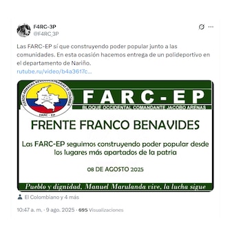 Disidencias de las Farc tienen control territorial en Nariño