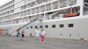 Once turistas del crucero Silver