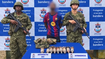 Incautaron explosivos del ELN presuntamente destinados a ataques con drones contra la fuerza pública en Chocó