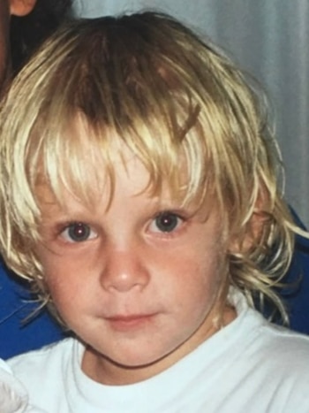 Balthazar Gravier en una foto de su infancia