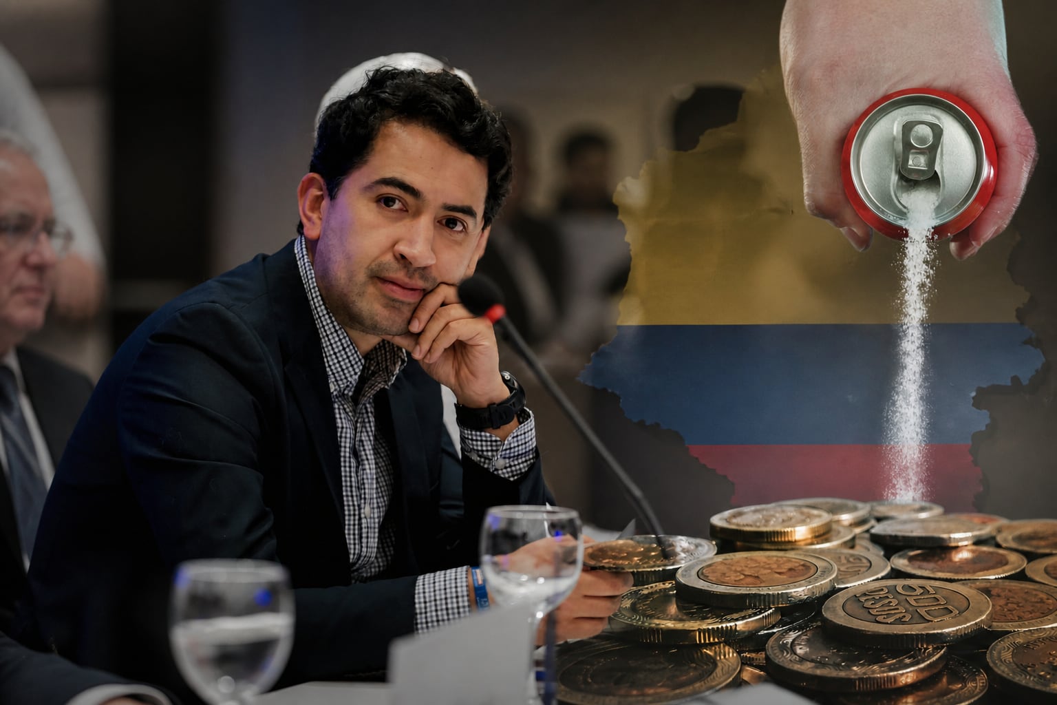 El representante Daniel Briceño buscará en el Congreso el desmonte de los impuestos saludables, vigentes desde 2023 - crédito Imagen Ilustrativa Infobae - @DanielBricen/X