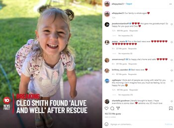 El posteo de la madre