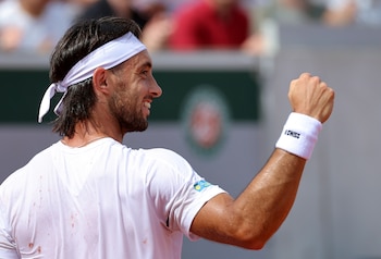 Thiago Tirante avanzó a la segunda ronda del Masters 1000 de Shangai (Crédito: EFE/ CHRISTOPHE PETIT TESSON)